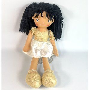 Linzy Toys 18'' Gold Addy Soft Plush Rag Doll Gold - Very, Very Good Condition